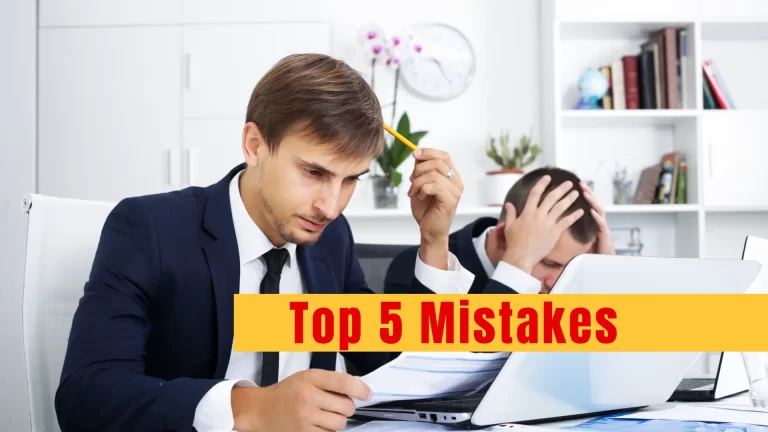 Top 5 mistakes