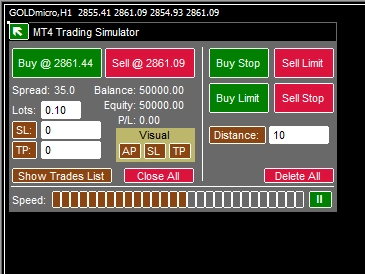 Trading Simulator mt4